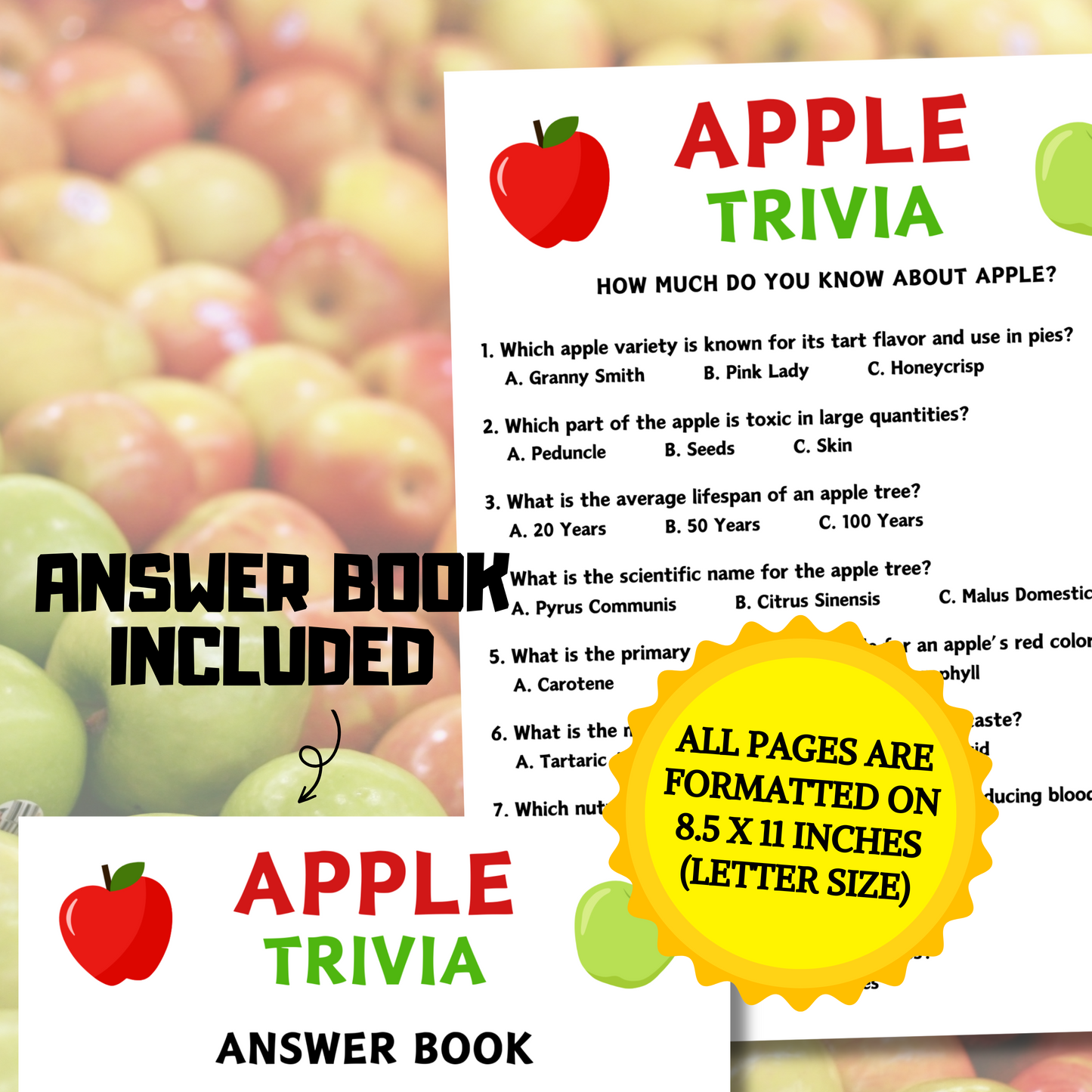 Apple Trivia Game | Apple Knowledge Quiz Game