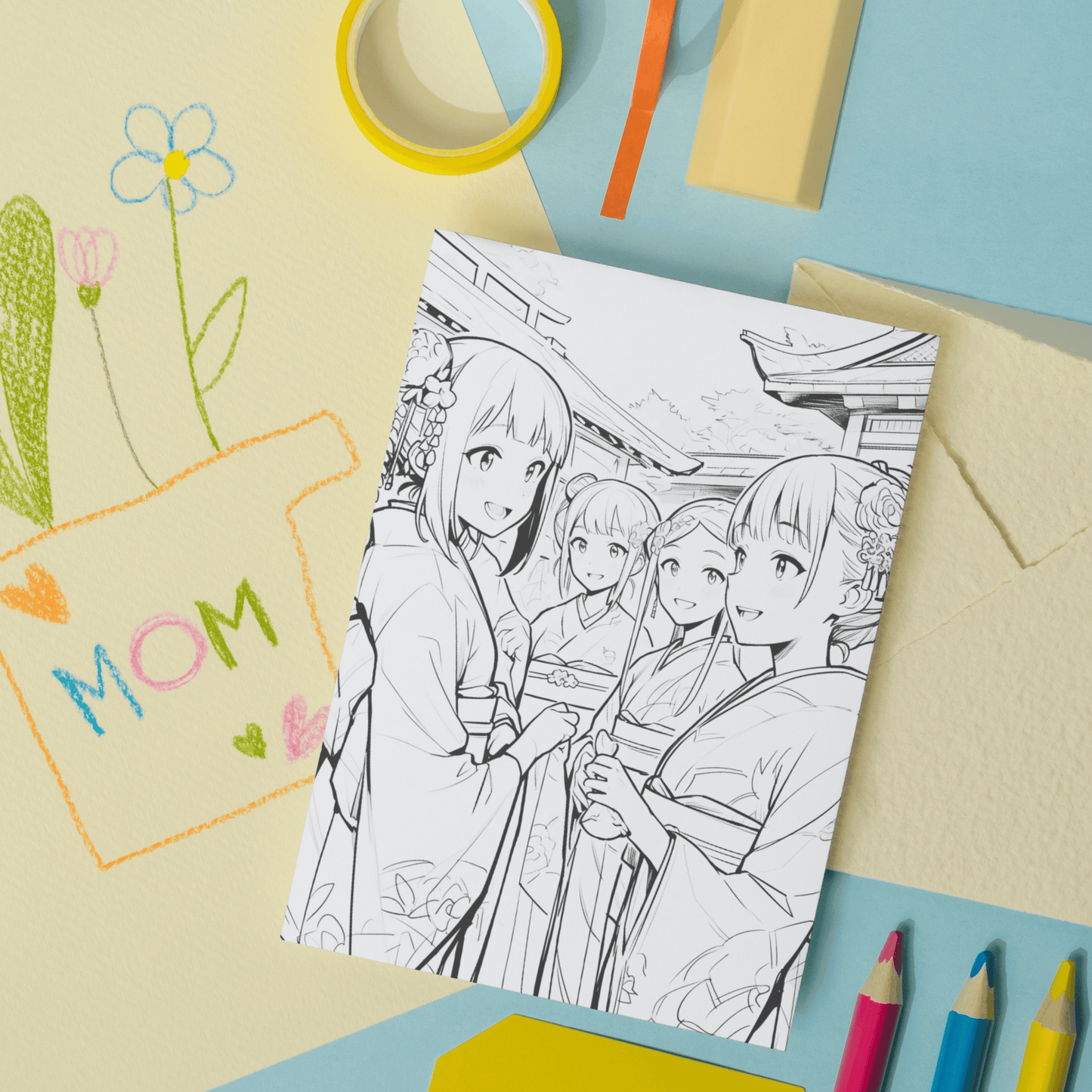 Atami Fireworks Festival Coloring Book 1: Atami Fireworks Festival Print Out Demo