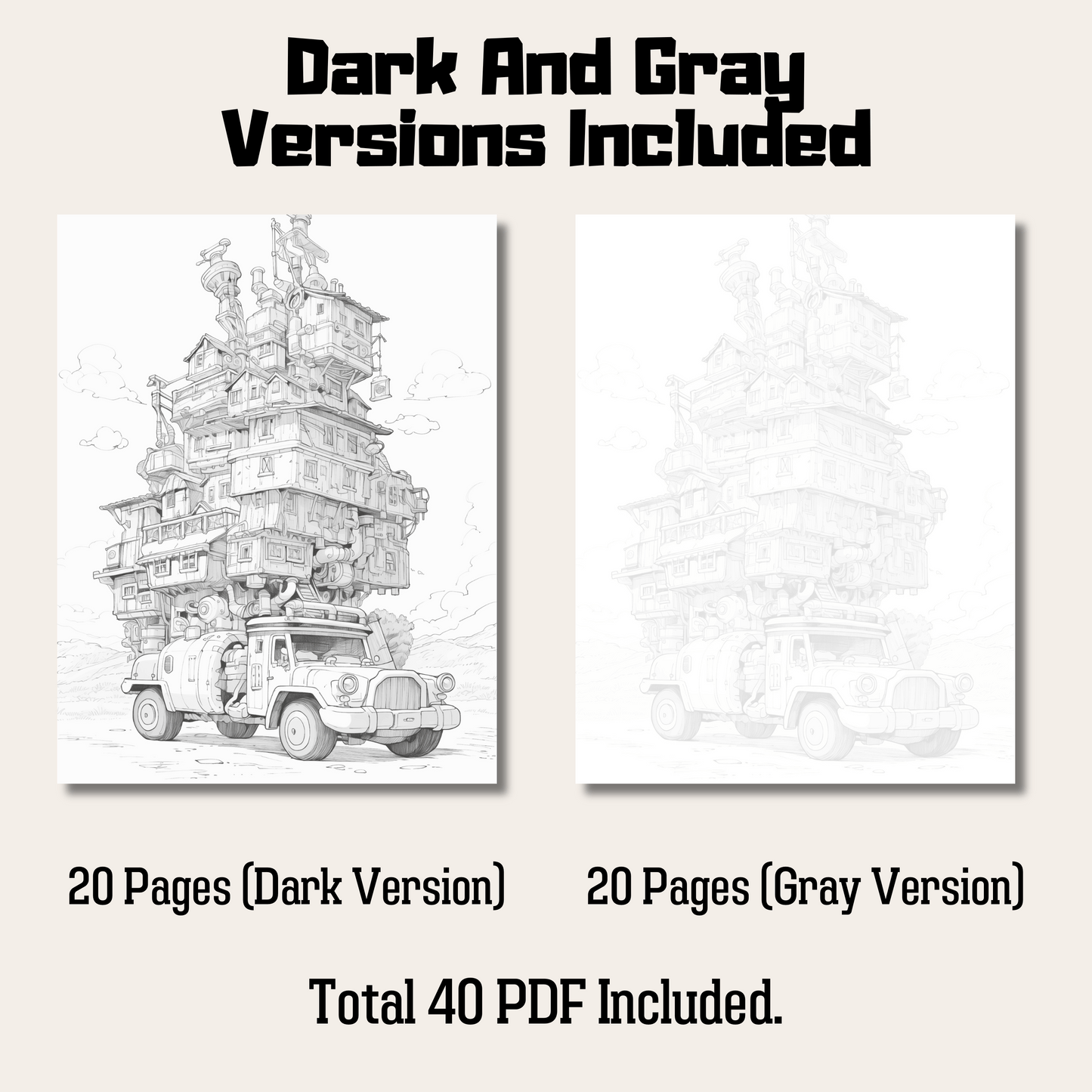 Car Castle Coloring Book, Fun and Engaging Kids Activity