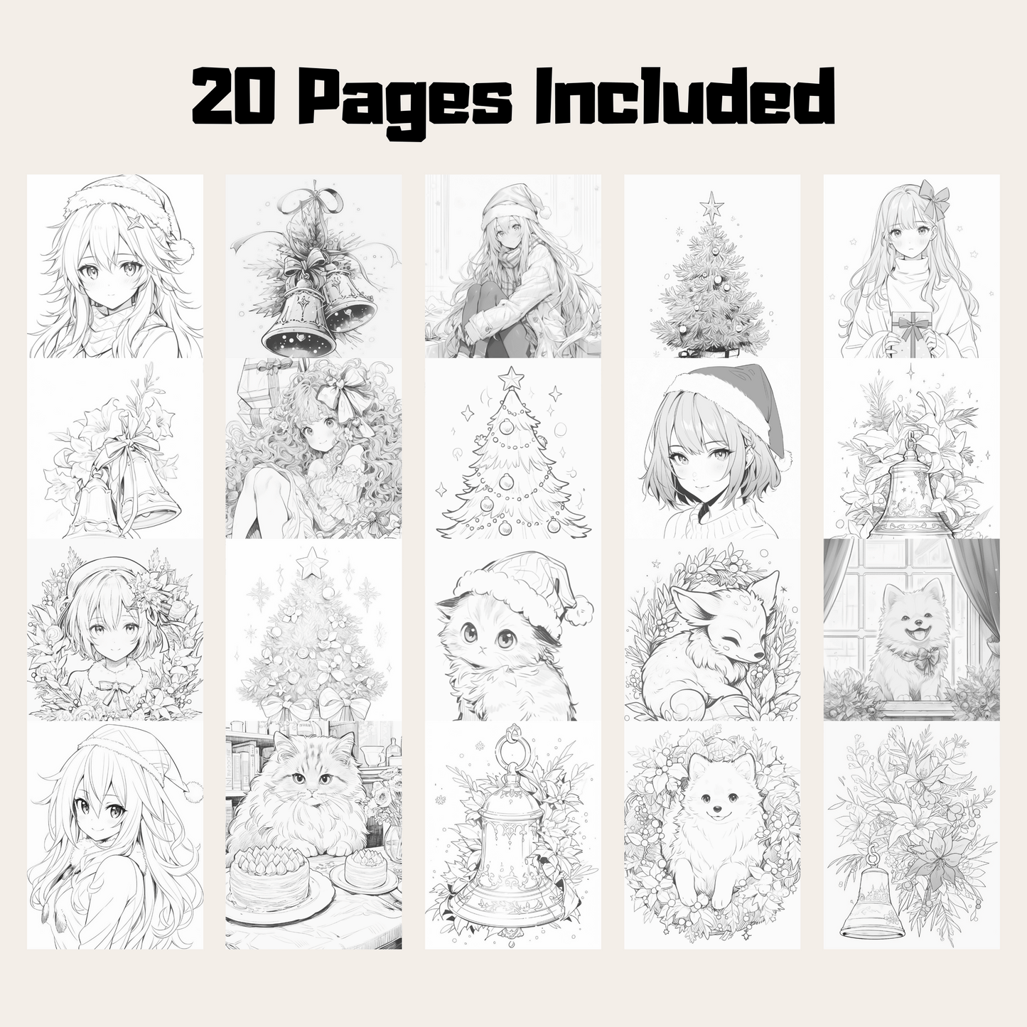 Christmas Day Coloring Book 1: Christmas Day 20 Pages Included