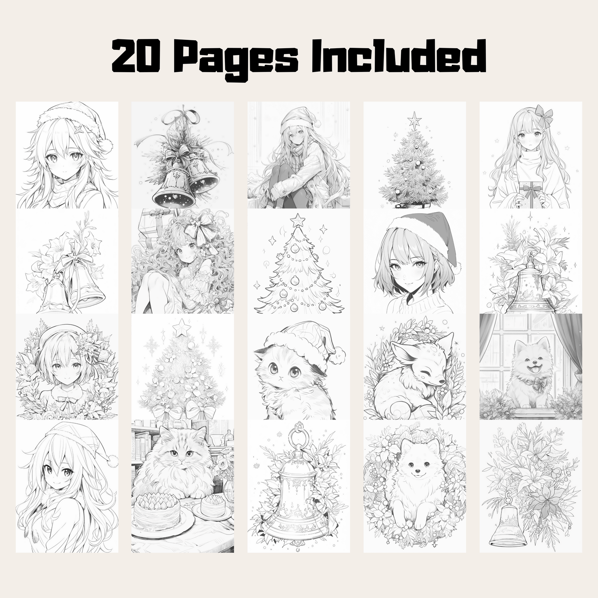 Christmas Day Coloring Book 1: Christmas Day 20 Pages Included