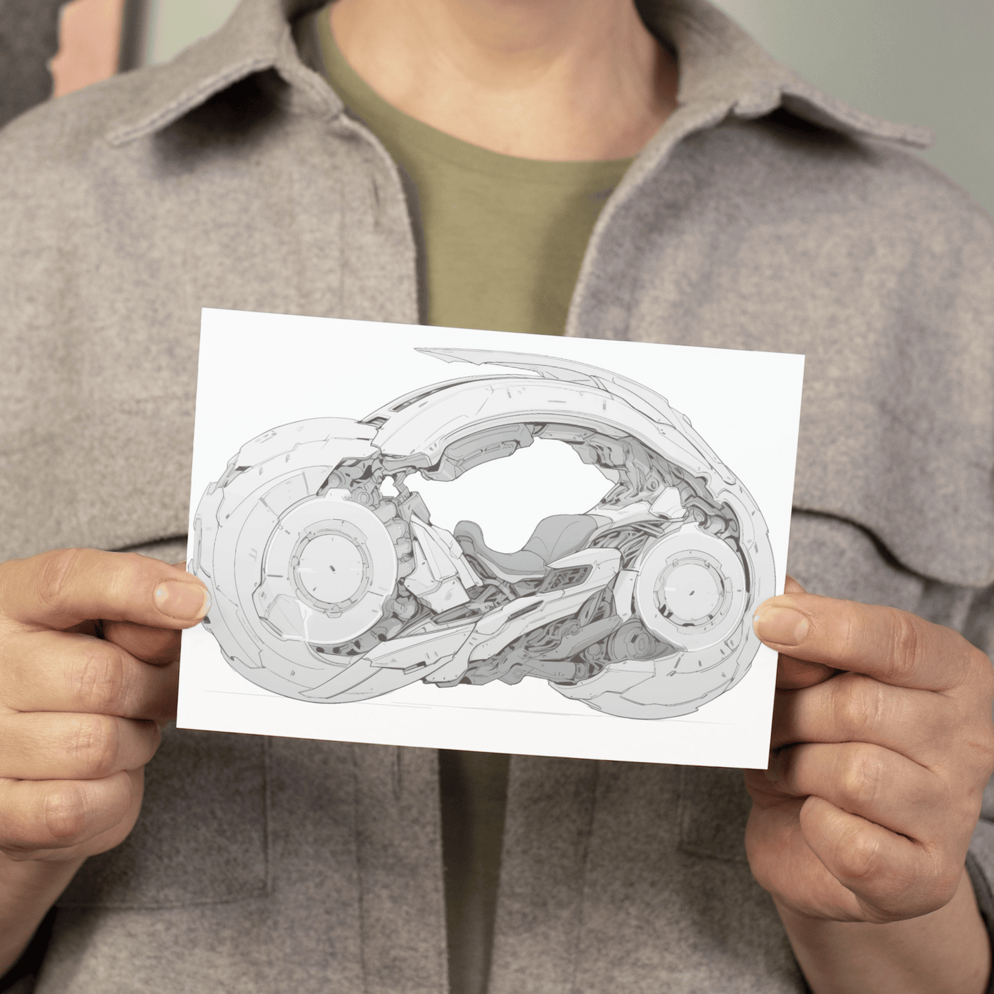 Future Motorcycle Coloring Book, 20 Unique Design of Future Motorbike Coloring Pages