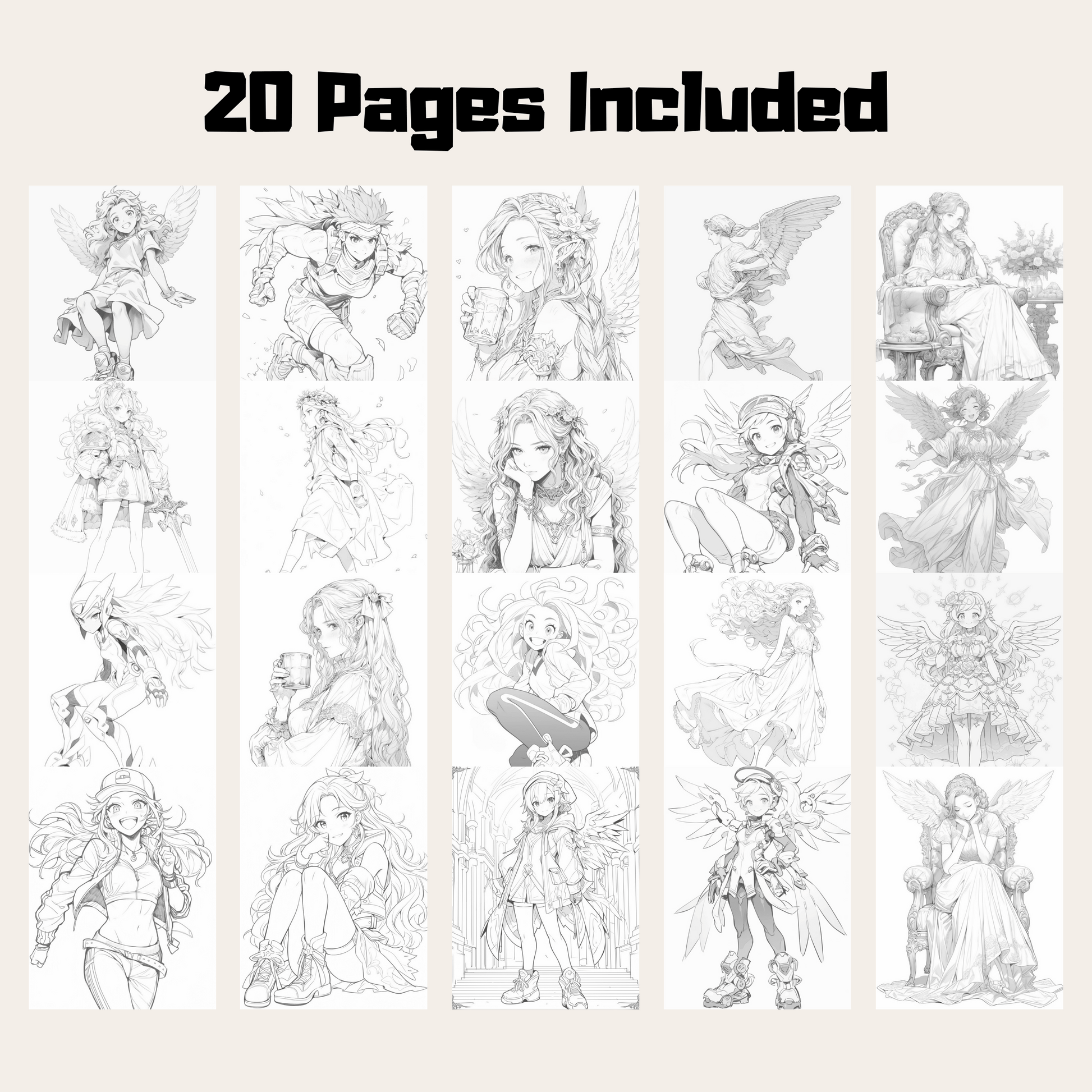 Greek Goddess Nike Coloring Book 1: Nike 20 Pages Included