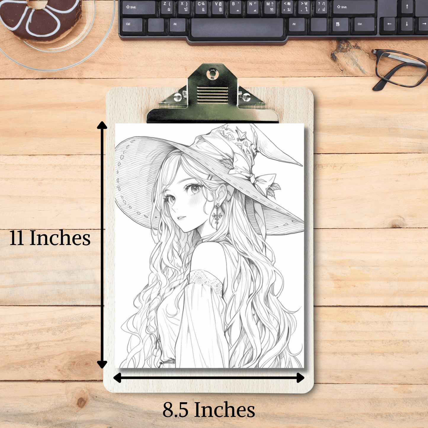 Halloween Coloring Book 1: Halloween Print Out Size Demo