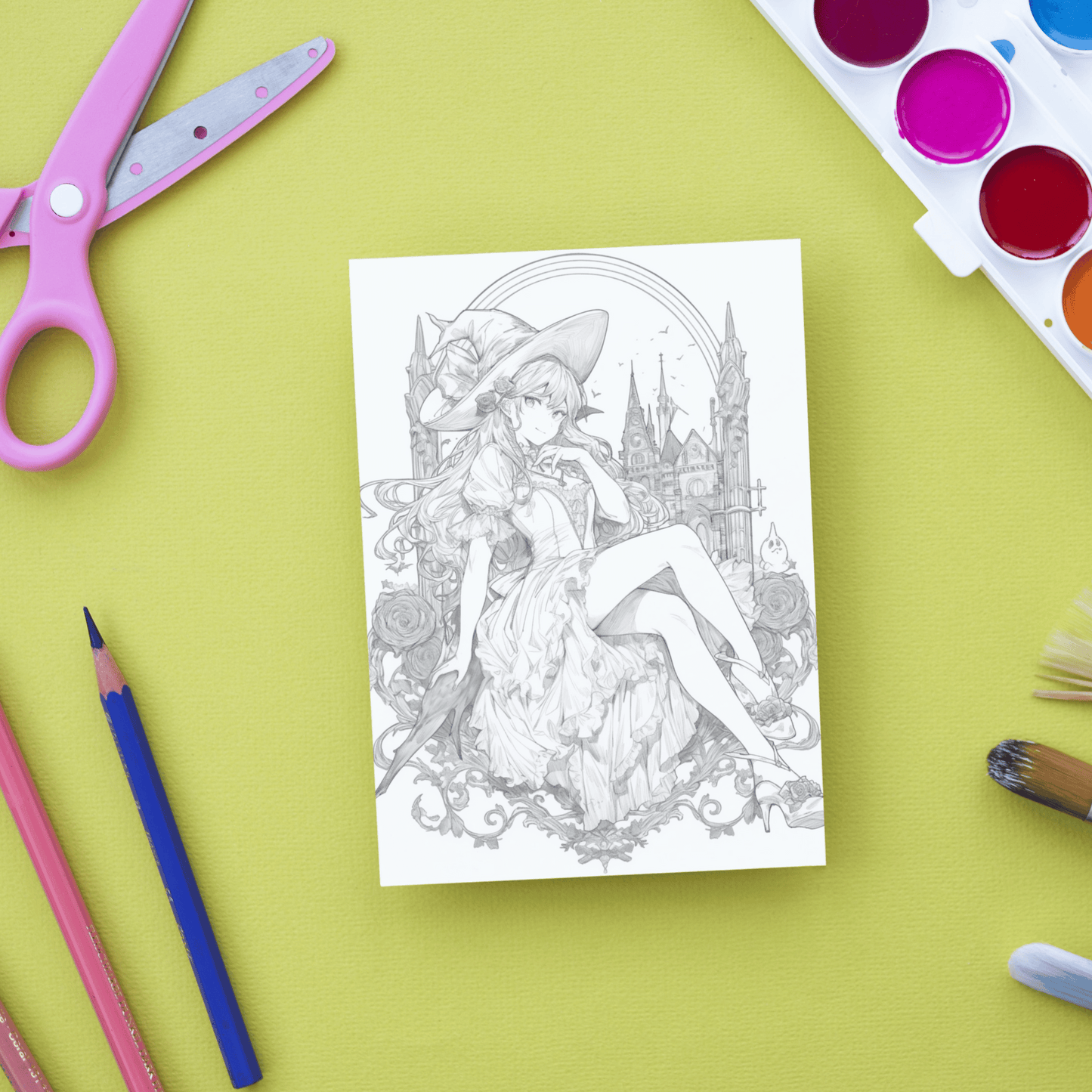 Halloween Coloring Book 2: Halloween Print Out Demo