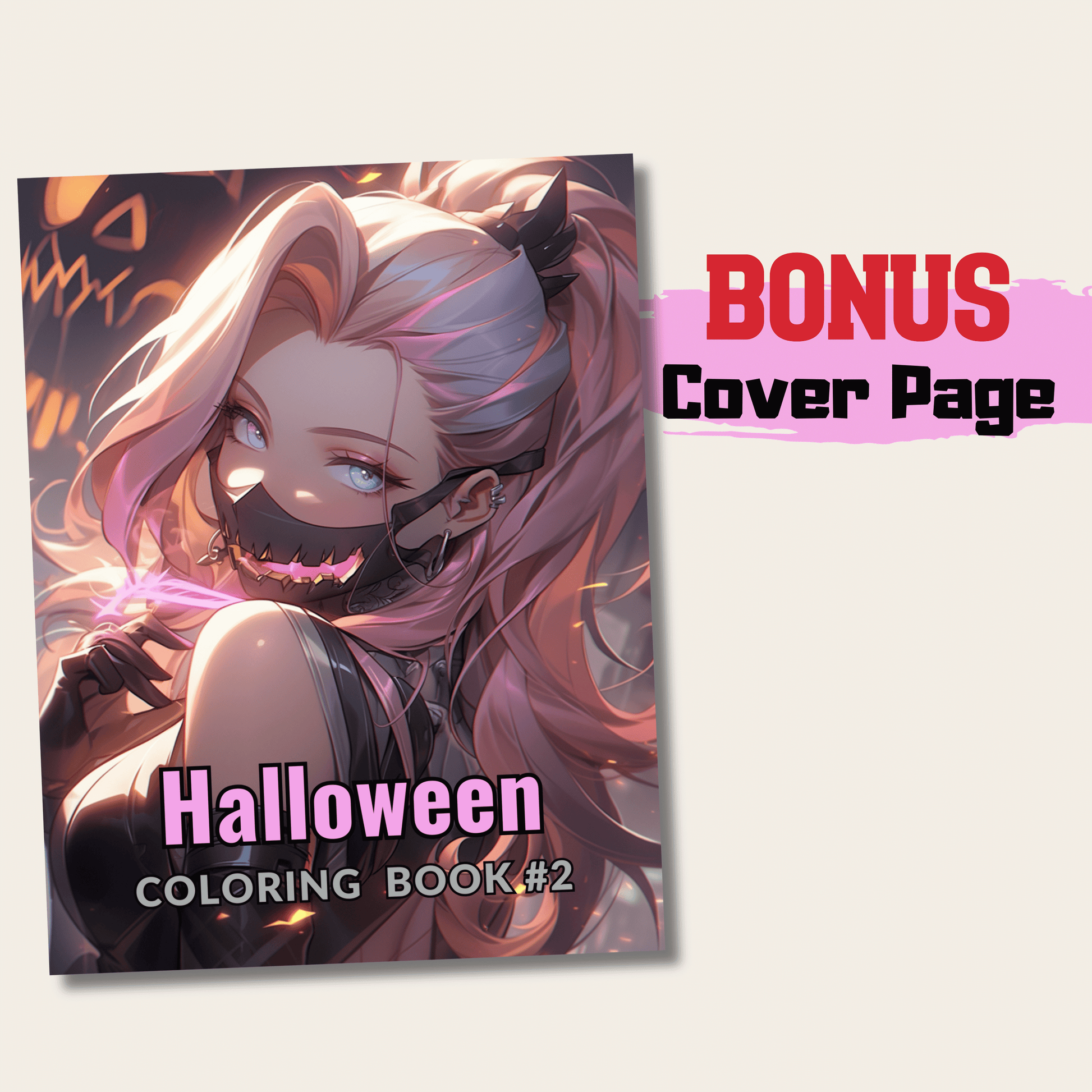 Halloween Coloring Book 2: Halloween Cover Page