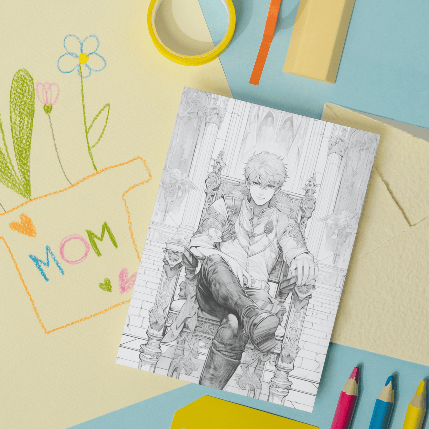 King Arthur Coloring Book 1: King Arthur Print Out Demo