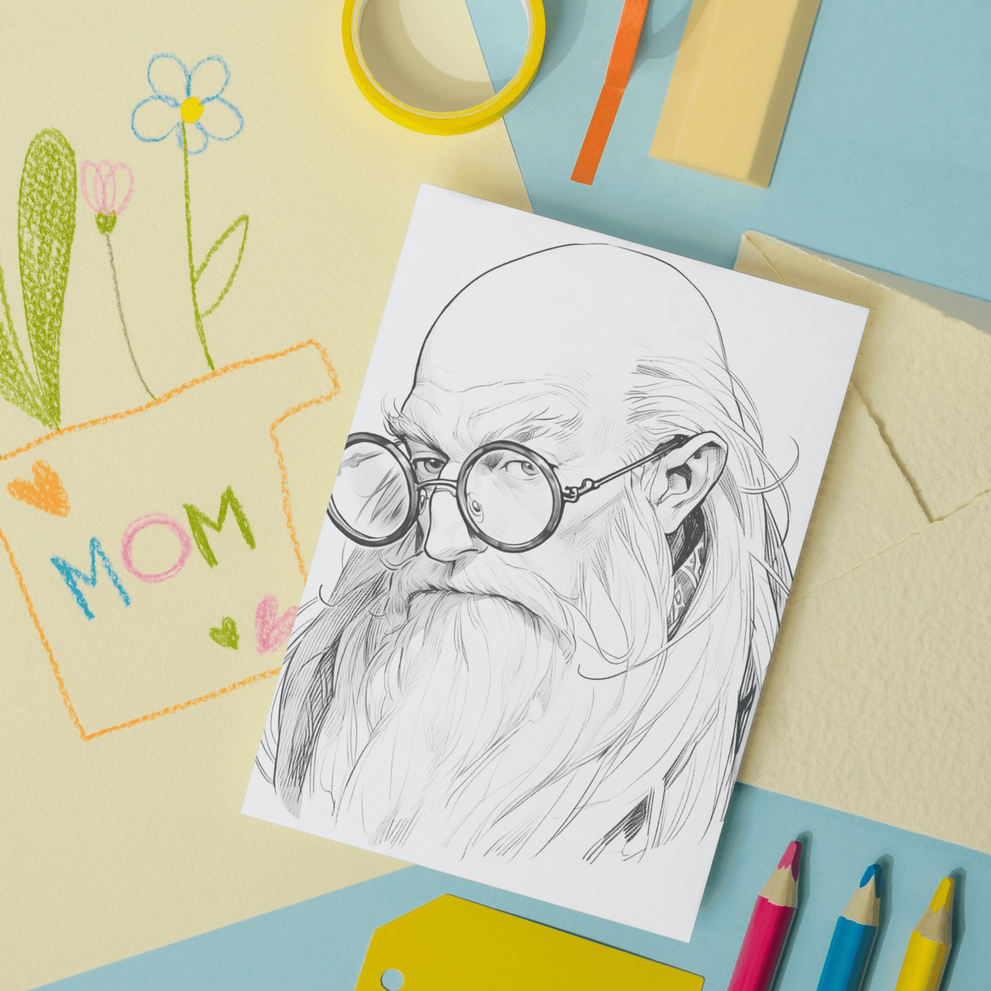 Merlin Coloring Book 1: Merlin Print Out Demo