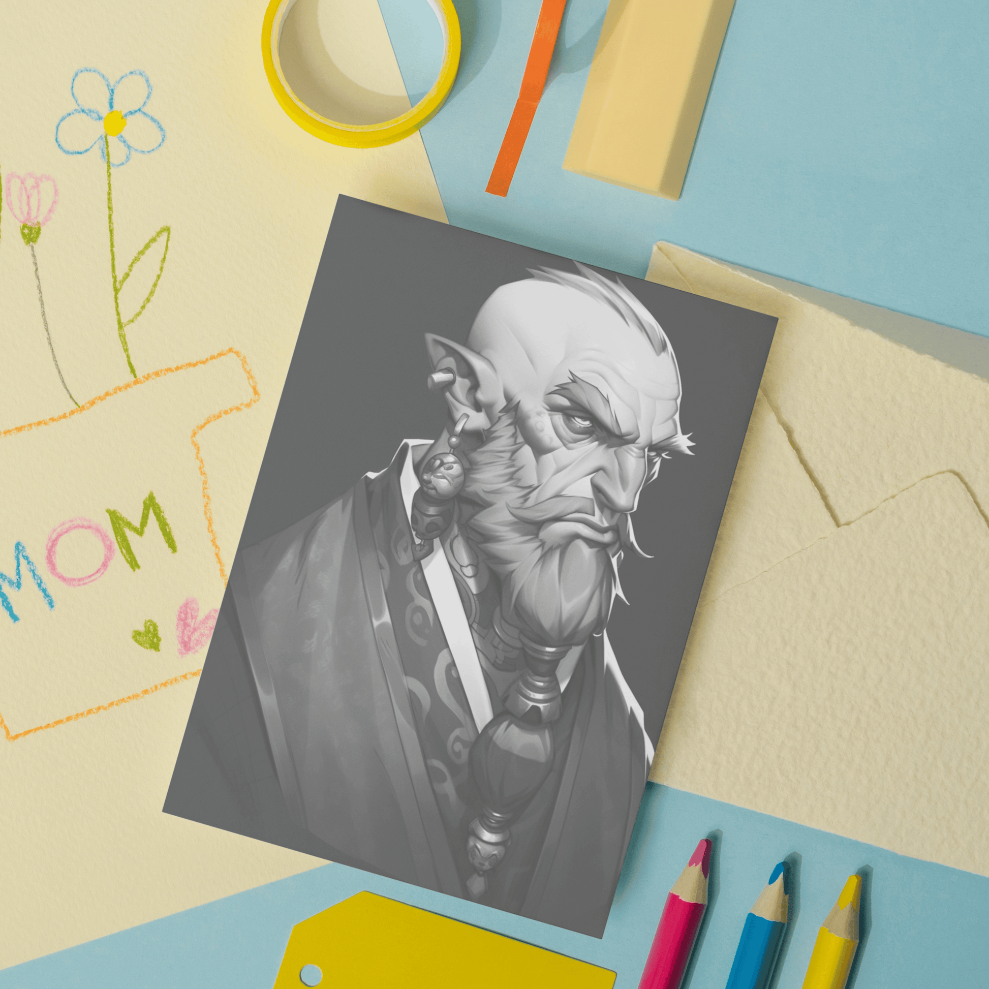 Realistic Goblin Coloring Book 1: Goblin Print Out Demo