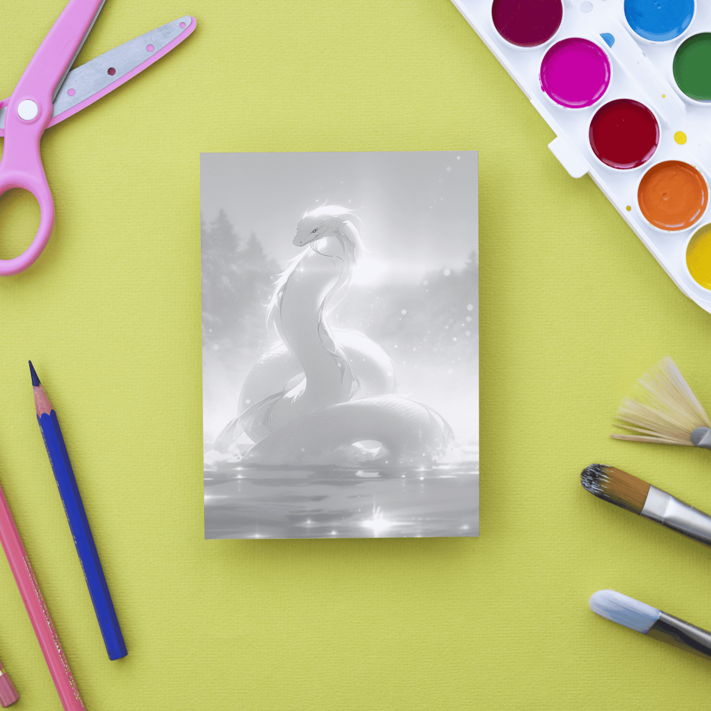 Realistic Jormungandr Coloring Book 1: Jormungandr Print Out Demo