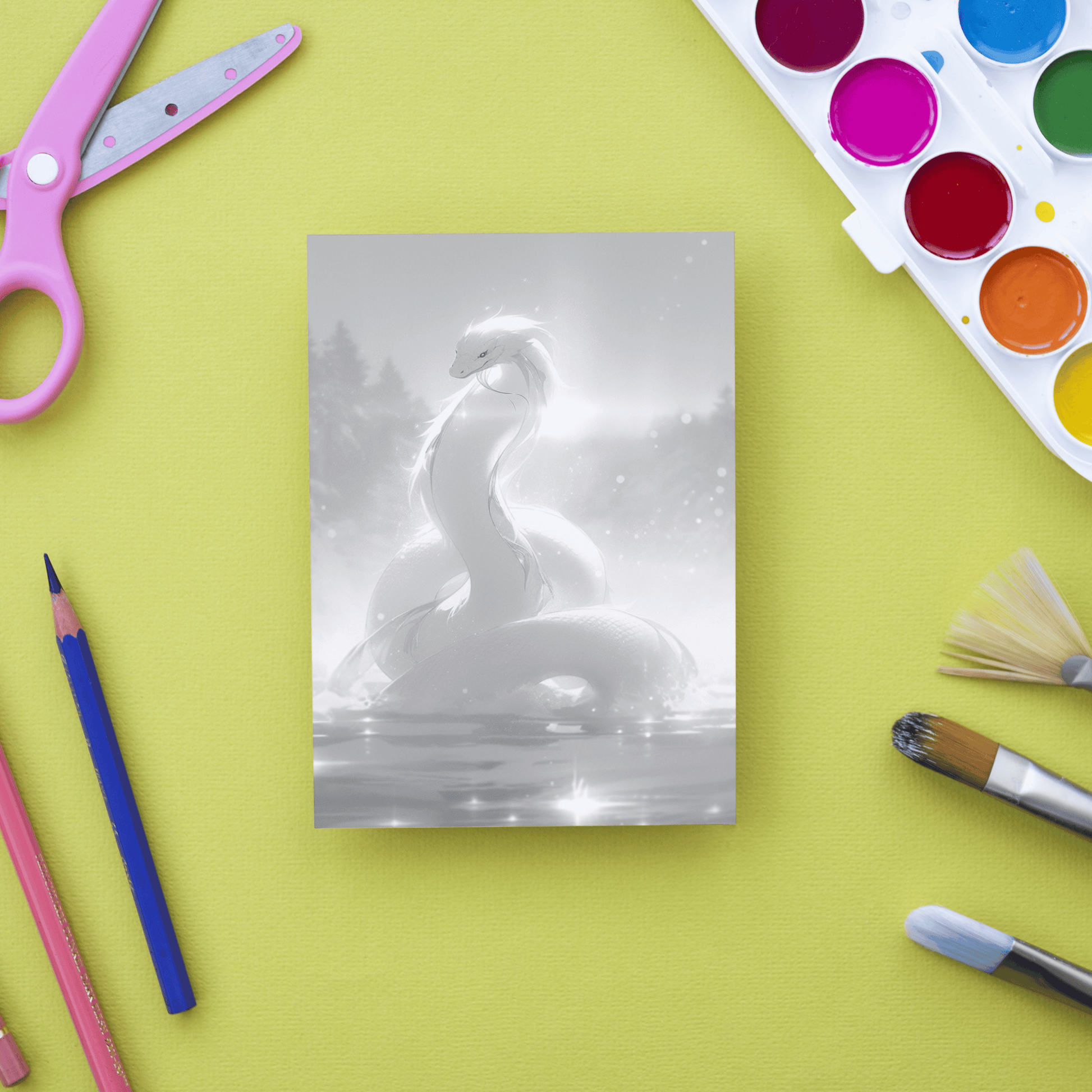 Realistic Jormungandr Coloring Book 1: Jormungandr Print Out Demo