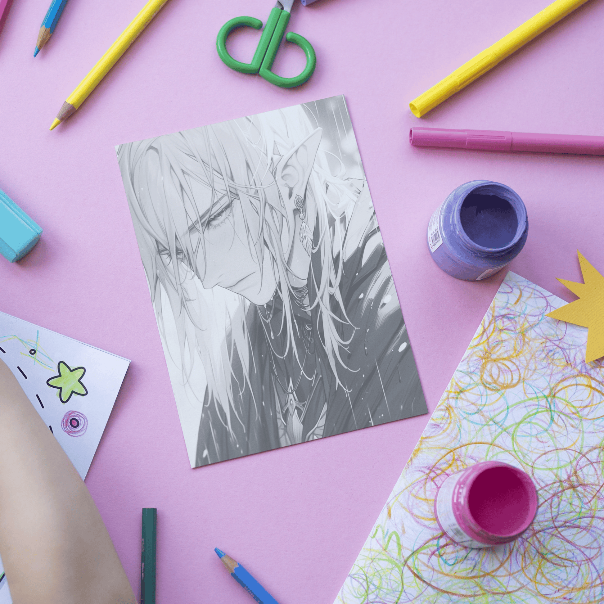 Realistic Legendary Creature Coloring Book Bundle 2: Legendary Creature Print Out Demo