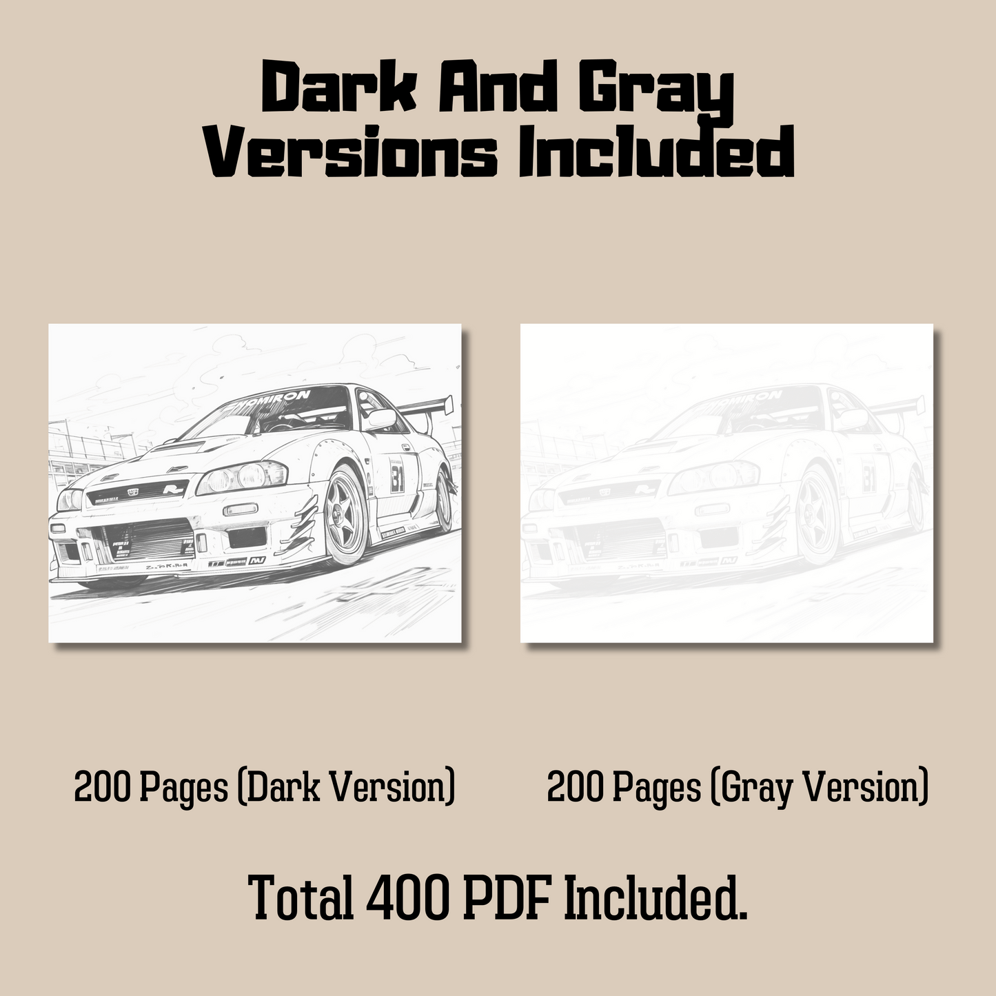 Transport Coloring Book Bundle, Vehicles Coloring Pages for All Ages