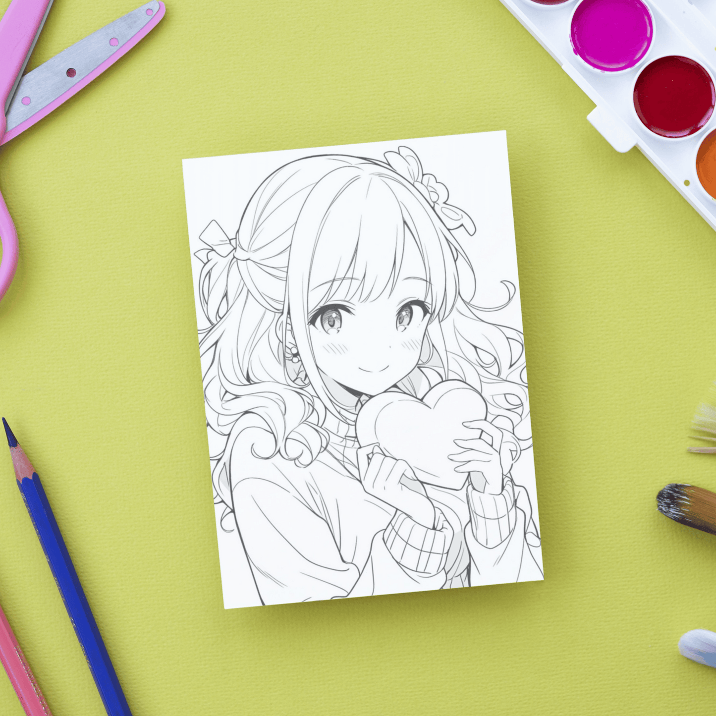 Valentine's Day Coloring Book 2: Valentine's Day Print Out Demo