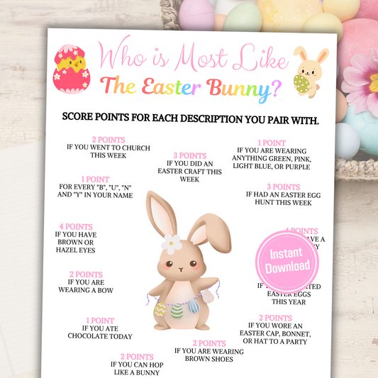 Who Is Most Like The Easter Bunny Game | Icebreaker Game