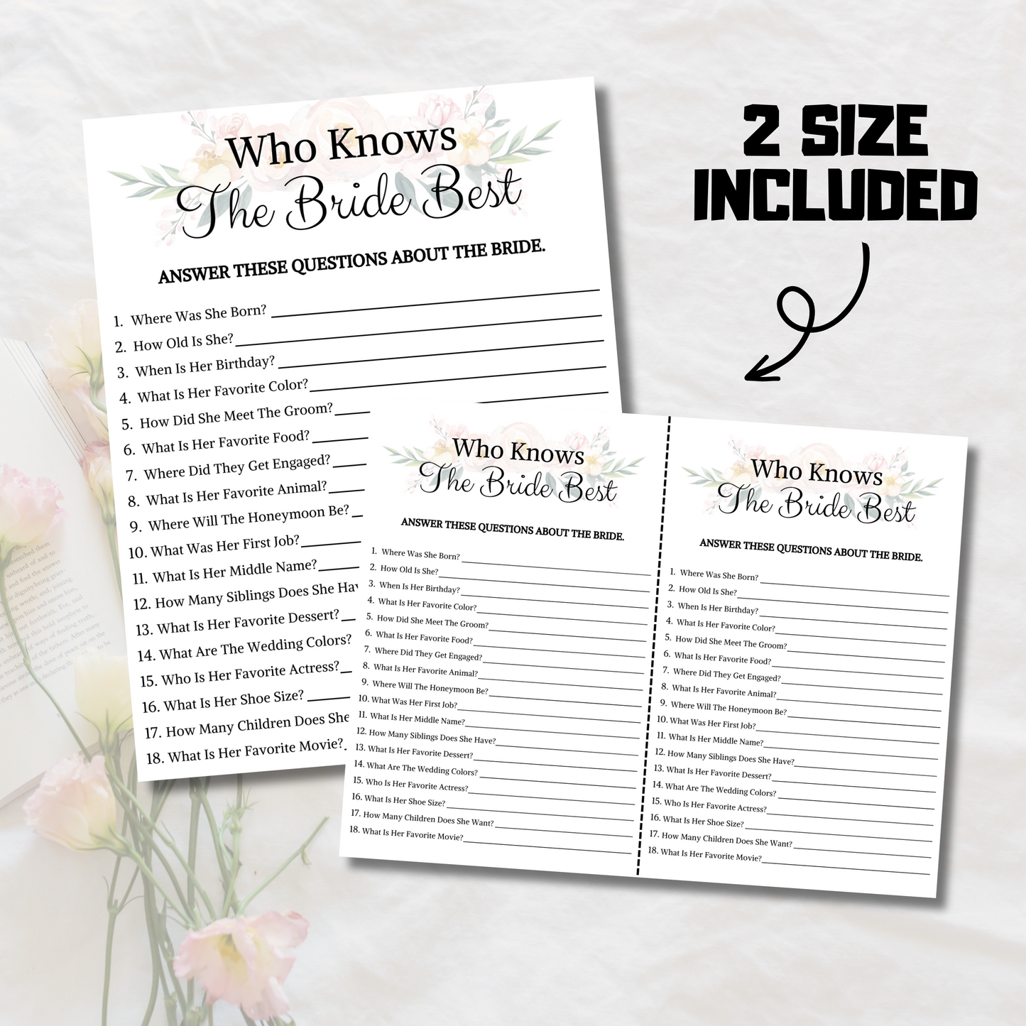 Who Knows The Bride Best | How Well Do You Know The Bride