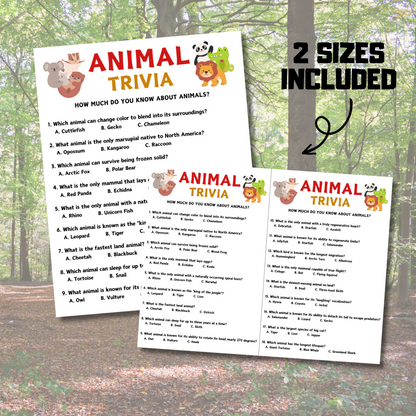 Animal Trivia Game | Animal Knowledge Quiz Game