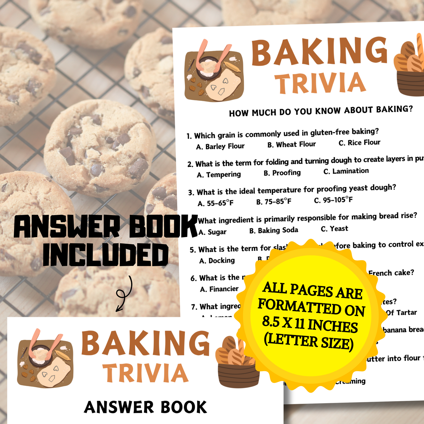 Baking Trivia Game | Baking Knowledge Quiz Game