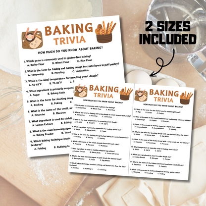 Baking Trivia Game | Baking Knowledge Quiz Game