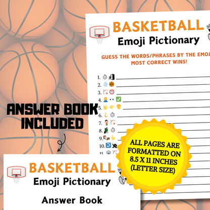 Basketball Emoji Pictionary Game | NBA Emoji Puzzle Game