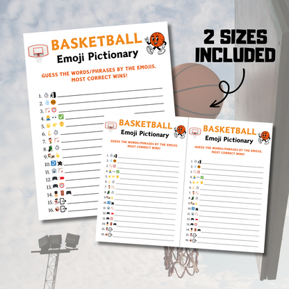 Basketball Emoji Pictionary Game | NBA Emoji Puzzle Game