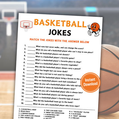 Basketball Jokes Game | Basketball Riddles Game