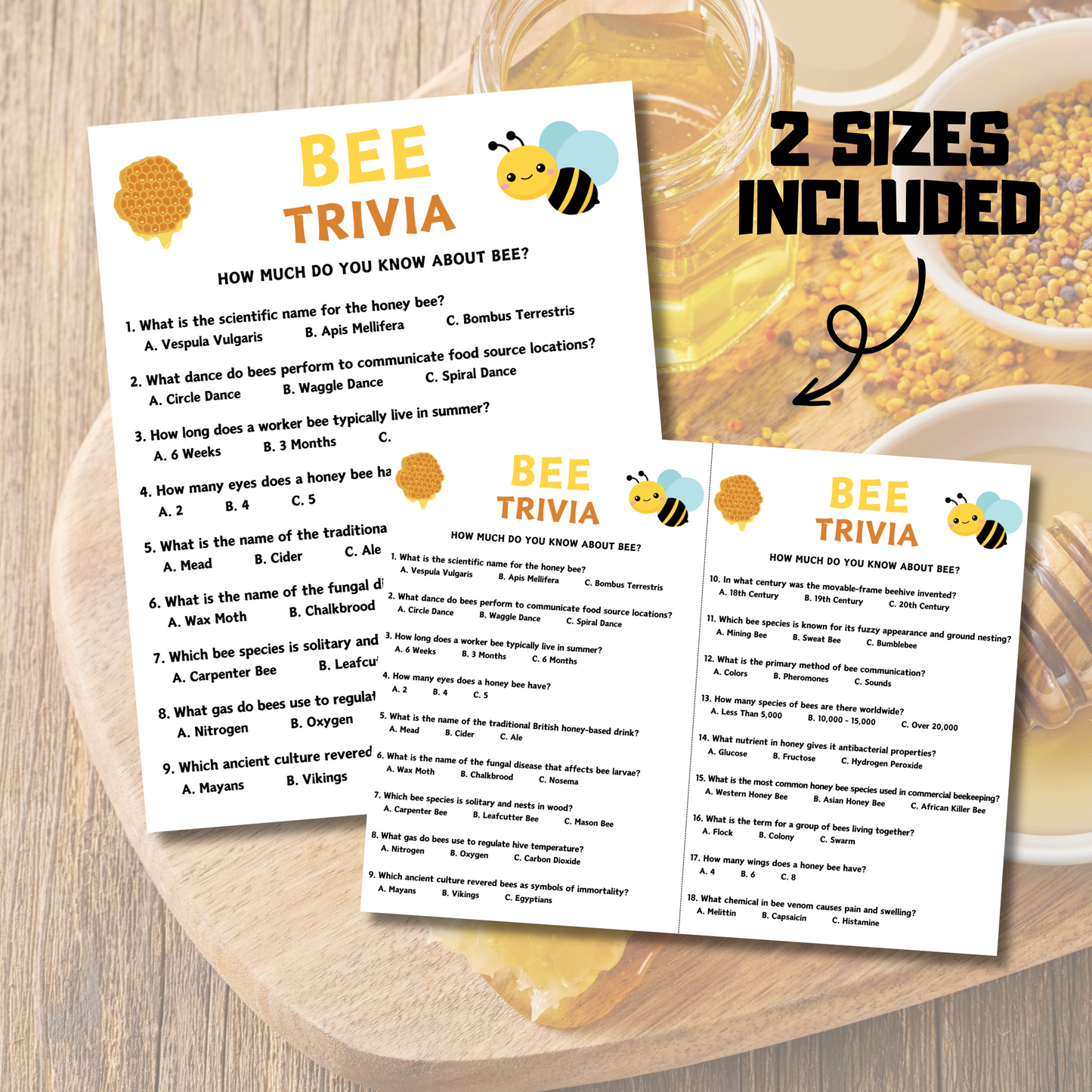 Bee Trivia Game | Bee Knowledge Quiz Game