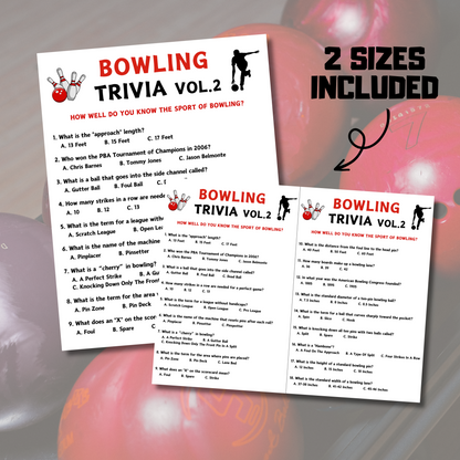 Bowling Trivia Game Vol.2 | Bowling Knowledge Quiz Game