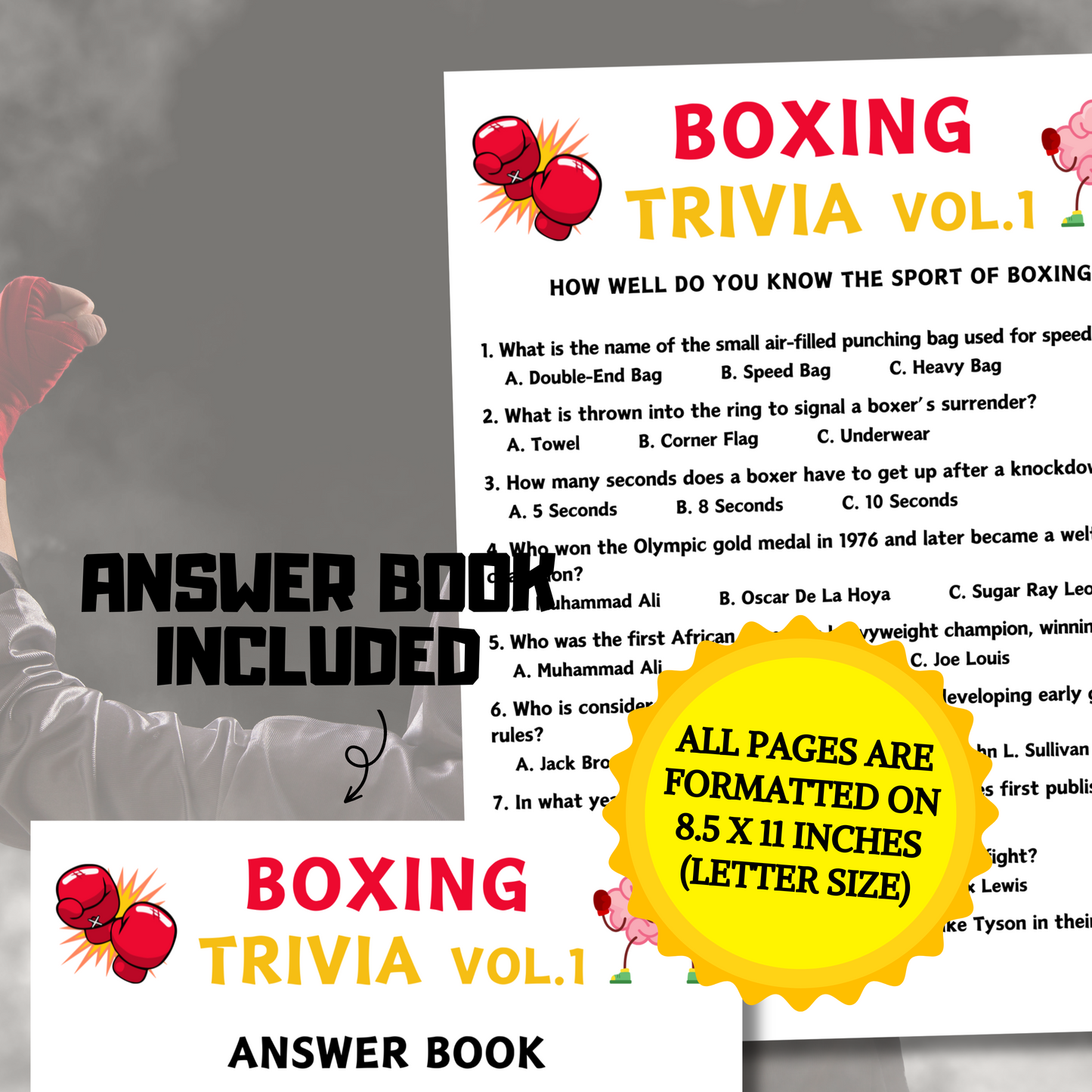 Boxing Trivia Game Vol.1 | Boxing Knowledge Quiz Game