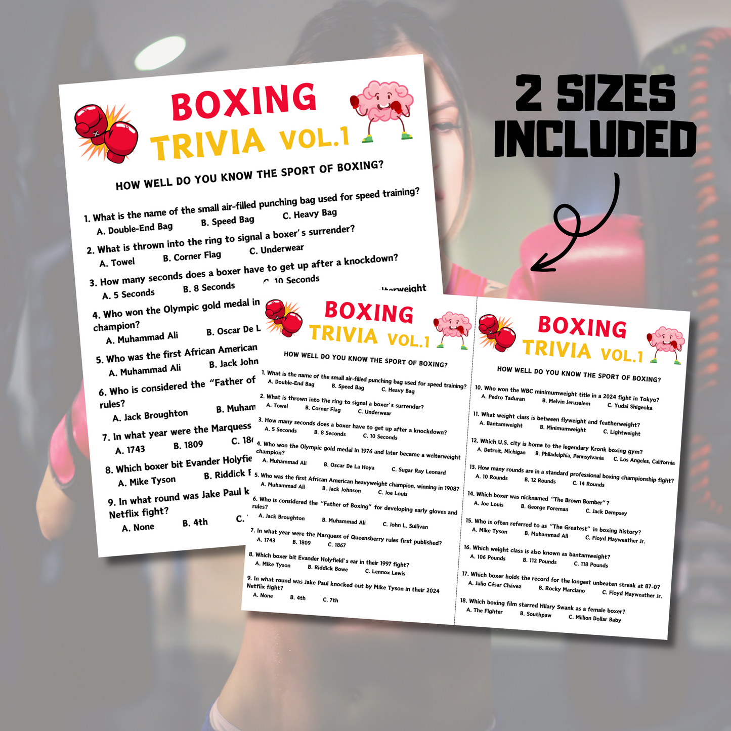 Boxing Trivia Game Vol.1 | Boxing Knowledge Quiz Game