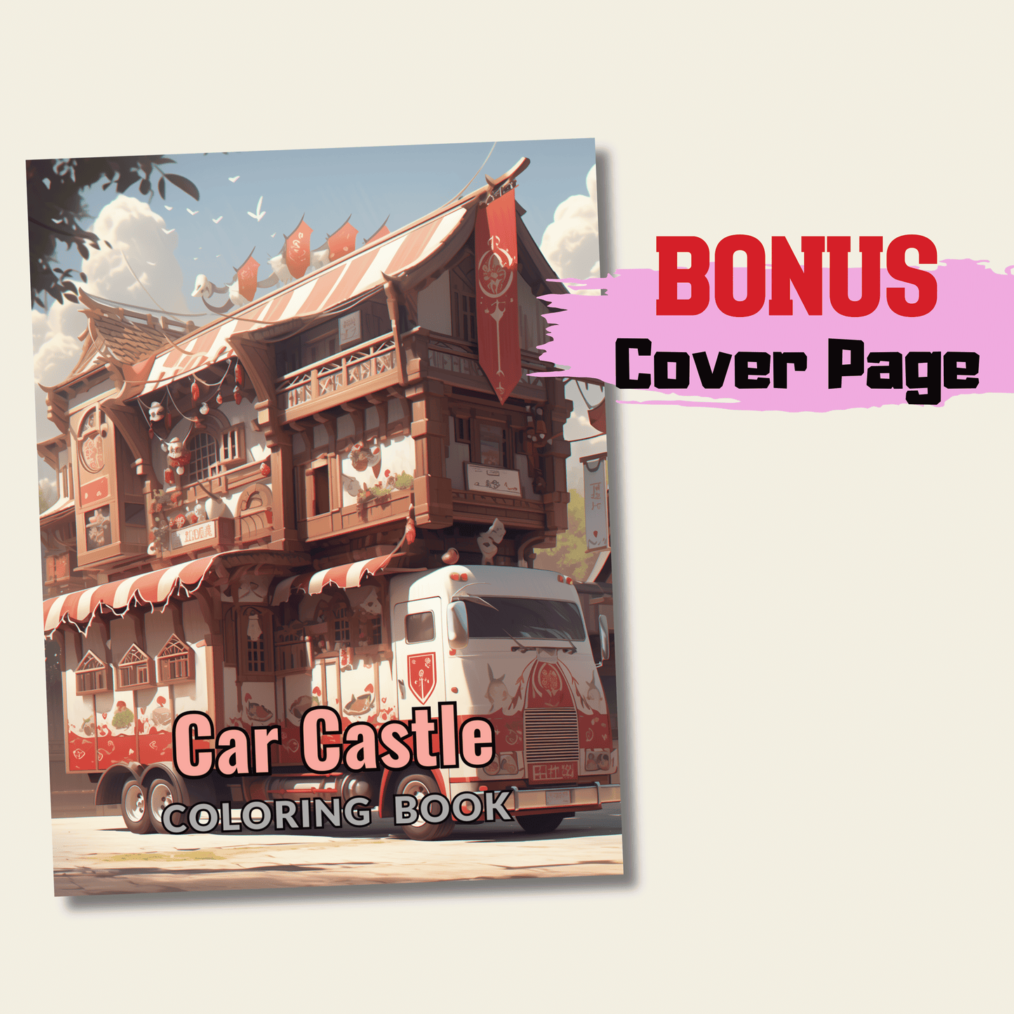 Car Castle Coloring Book, Fun and Engaging Kids Activity