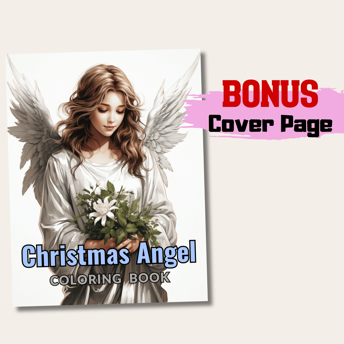 Christmas Angel Coloring Book, Delightful Holiday Designs for All Ages