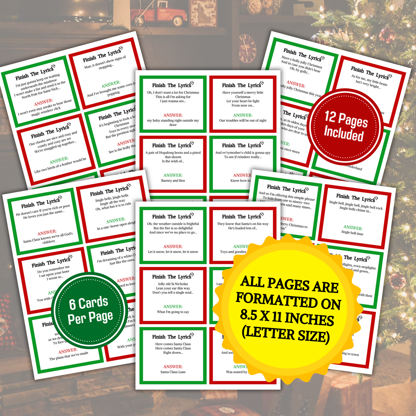 christmas-finish-the-lyrics-game-christmas-song-trivia-game-funny-print-for-you for Finish The Christmas Song Lyrics Game Printable Free Christmas Finish The Lyrics Game | Christmas Song Trivia Game – Funny Print For You for Finish The Christmas Song Lyrics Game Printable Free