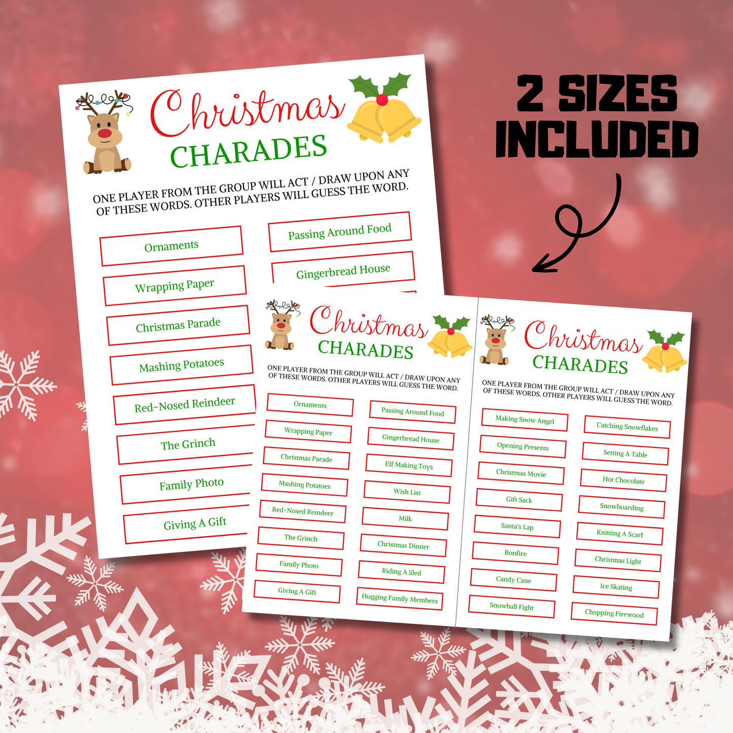 Christmas Charades Game | Christmas Family Game