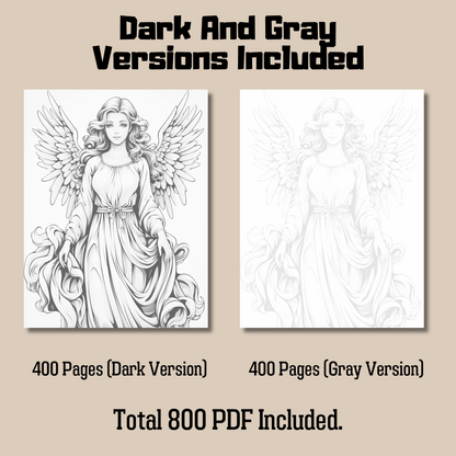 Ultimate Christmas Grayscale Coloring Book Mega Bundle, Ideal Gift for Art Enthusiasts and Relaxation Seekers