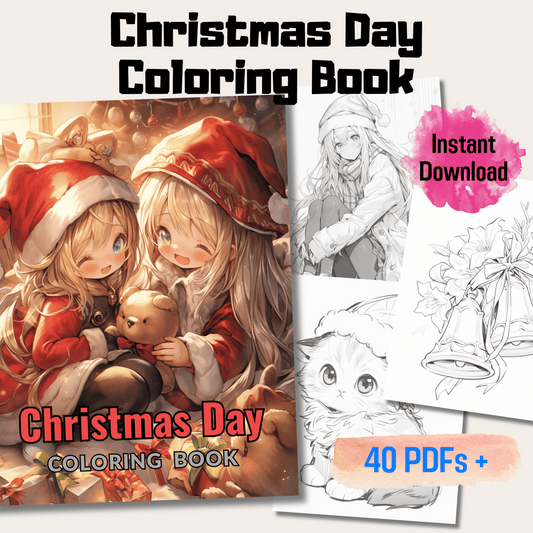 Christmas Day Coloring Book 1: Christmas Day