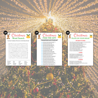 Christmas Games Bundle | 30 Party Games MEGA Bundle