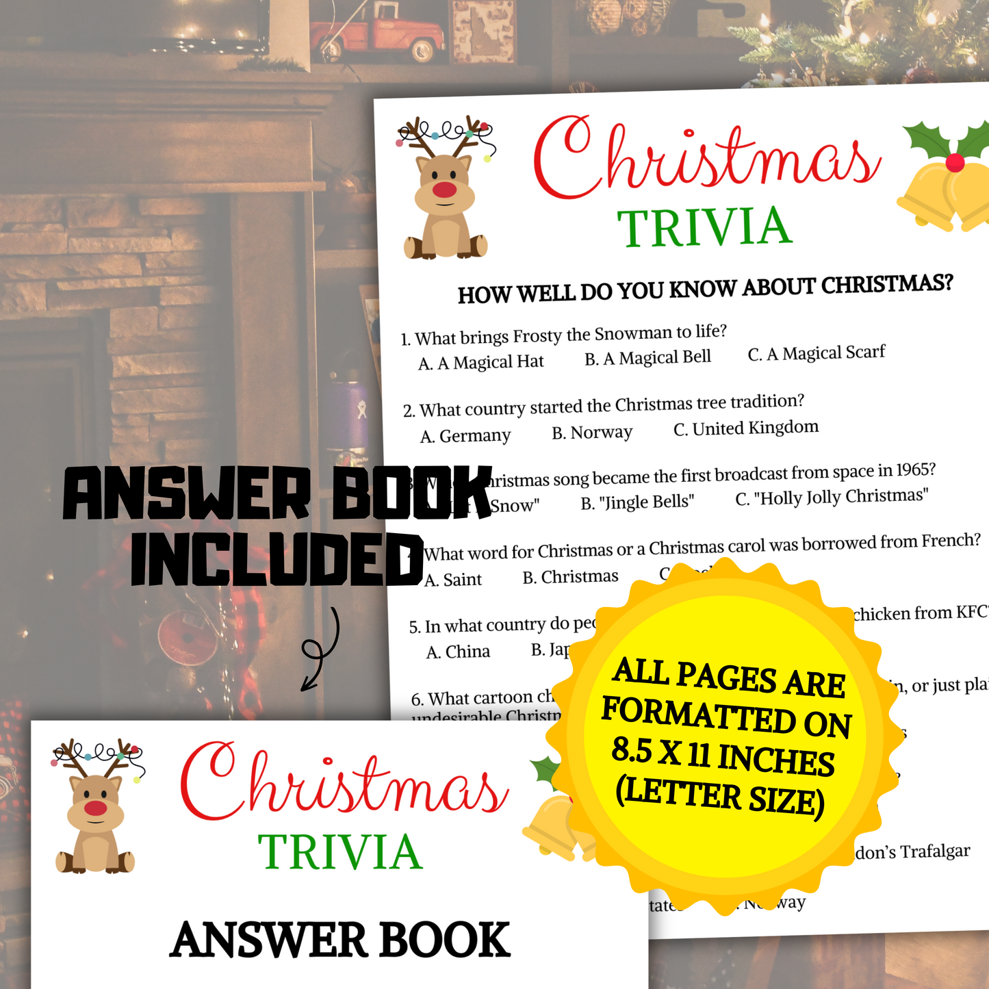 Christmas Trivia Game | Christmas Knowledge Quiz Game