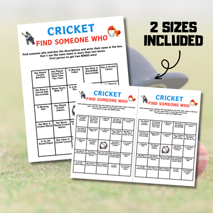 Cricket Games Bundle | Printable Cricket Team Party Game