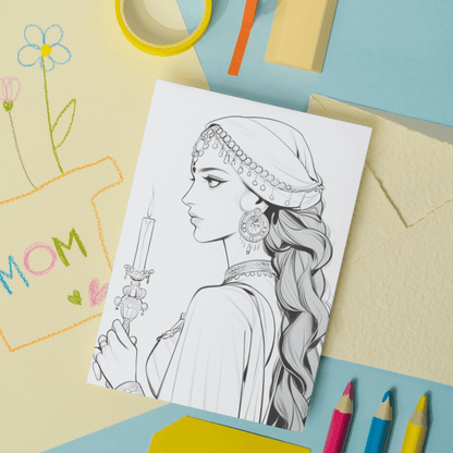 Diwali Coloring Book 1: Diwali Print Out Demo