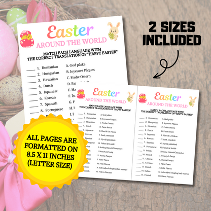 Easter Around The World Game | Say Happy Easter Around The World