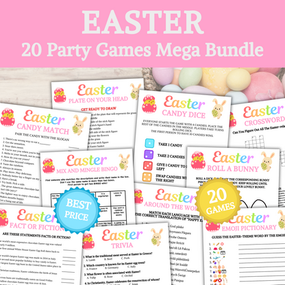 Easter Games Bundle | 20 Party Games MEGA Bundle