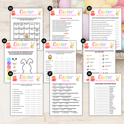 Easter Games Bundle | 20 Party Games MEGA Bundle