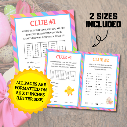 Easter Indoor Treasure Hunt | Easter Scavenger Hunt For Older Kids