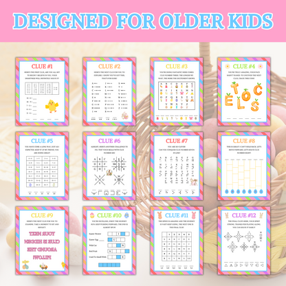 Easter Indoor Treasure Hunt | Easter Scavenger Hunt For Older Kids