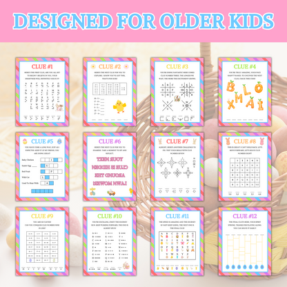 Easter Outdoor Treasure Hunt | Easter Scavenger Hunt For Older Kids