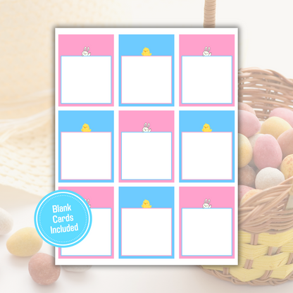 Easter Taboo Game | Printable Easter Party Forbidden Words Game