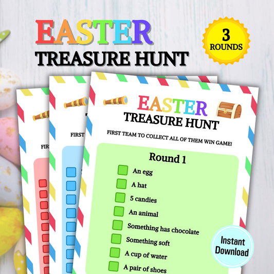 Easter Treasure Hunt Game | Easter Scavenger Hunt for Kids