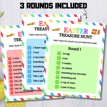 Easter Treasure Hunt Game | Easter Scavenger Hunt for Kids