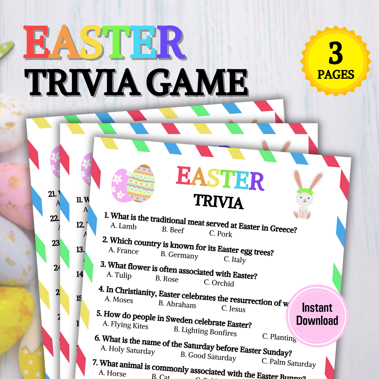 easter-trivia-game-easter-knowledge-quiz-printable-funny-print-for-you for Free Printable Easter Trivia Games Easter Trivia Game | Easter Knowledge Quiz Printable – Funny Print For You for Free Printable Easter Trivia Games